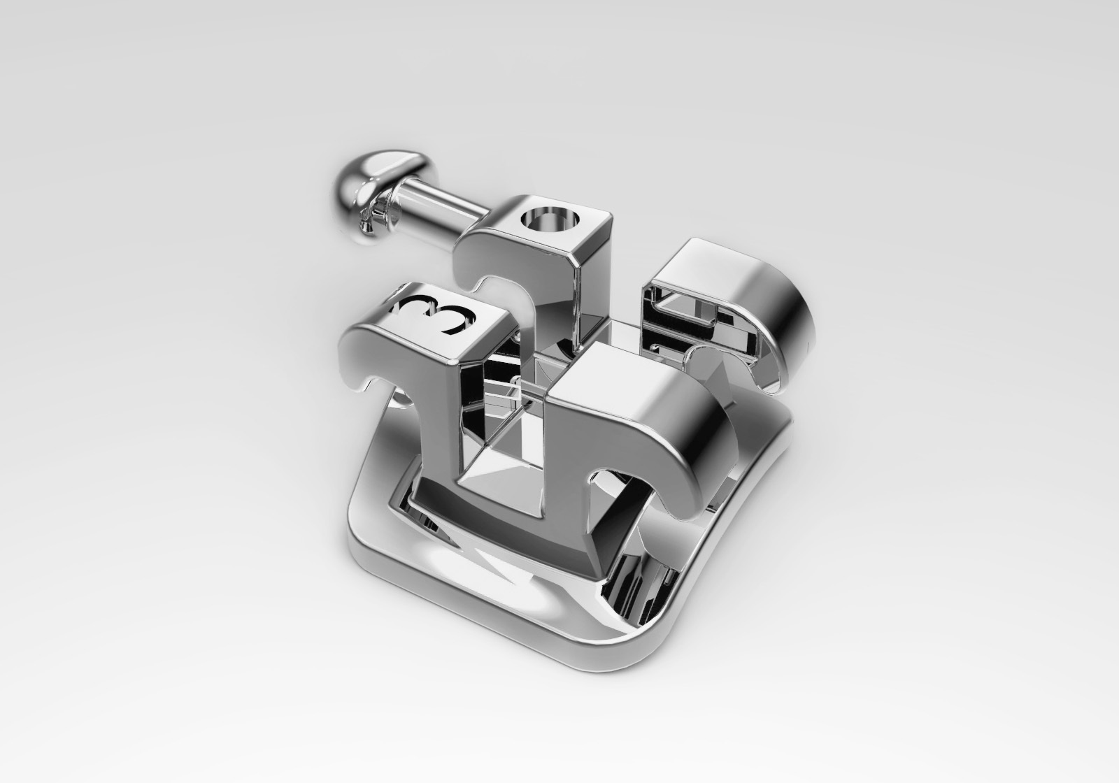 Orthodontic Material D series Dental Brackets reduce the friction with the wire for braces