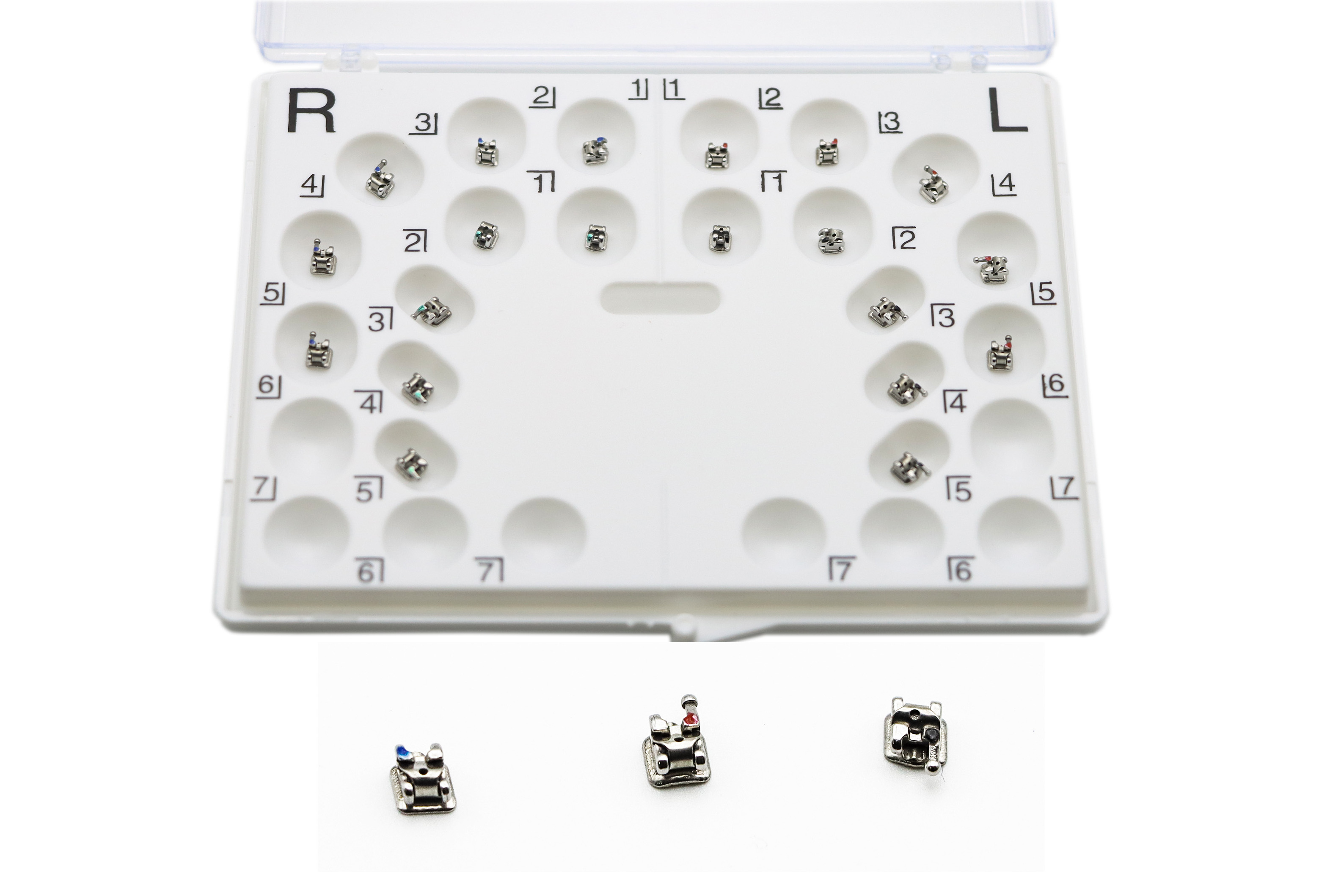 Dental Orthodontics Brackets Braces High-quality alloy clip for secure and robust ligating