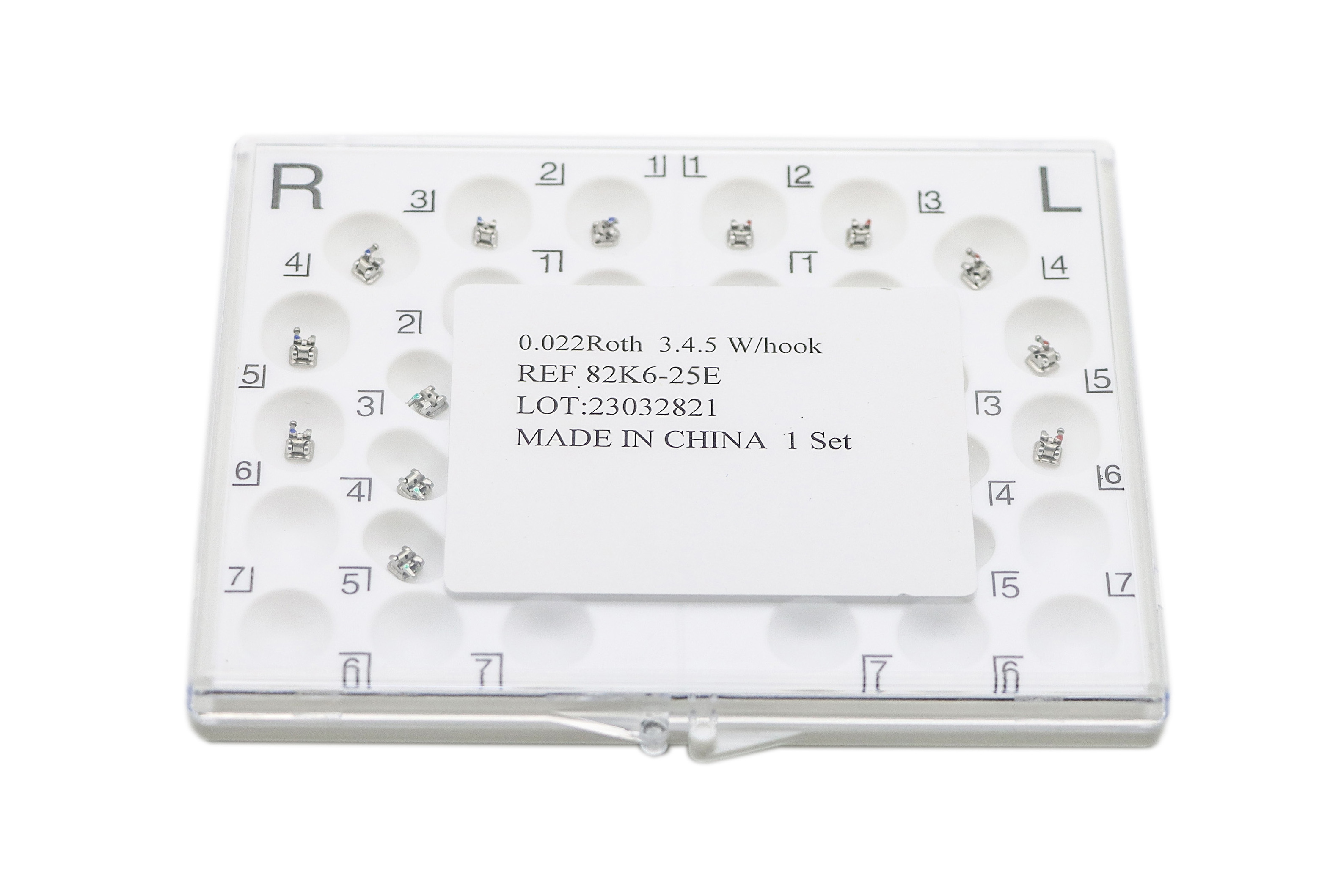 Dental Orthodontics Brackets Braces High-quality alloy clip for secure and robust ligating