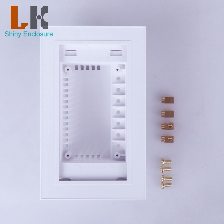 120*70mm Modern design dimmer switch socket housing plastic project box electric injection case housing abs box