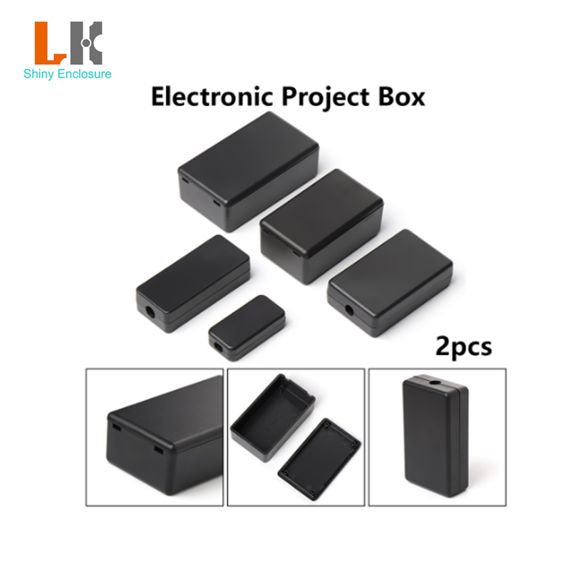 Electronic Supplies Black diy Housing Instrument Case ABS Plastic Project Box electronic instrument enclosures