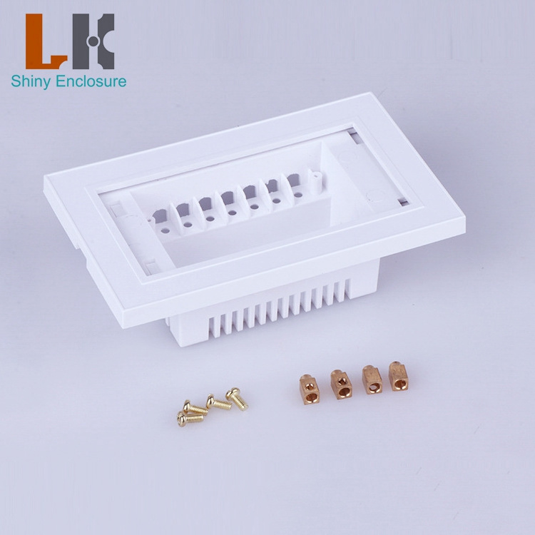 120*70mm Modern design dimmer switch socket housing plastic project box electric injection case housing abs box