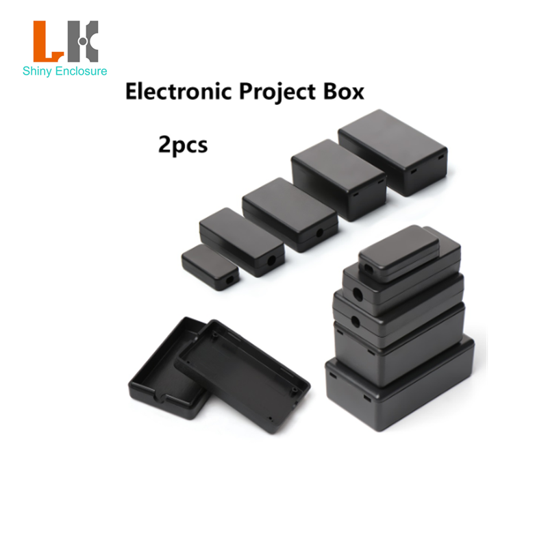 Electronic Supplies Black diy Housing Instrument Case ABS Plastic Project Box electronic instrument enclosures