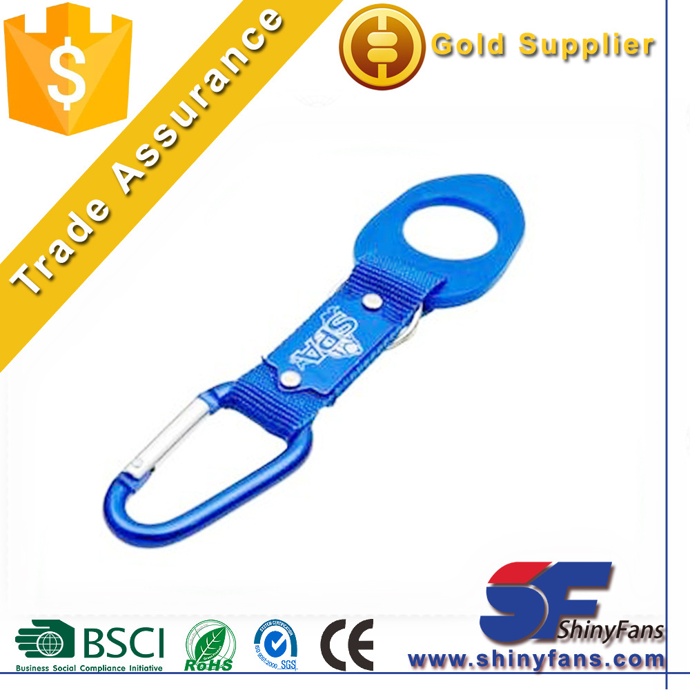 Promotional Polyester Online Parts Phone Lanyard with Carabiner Attachement