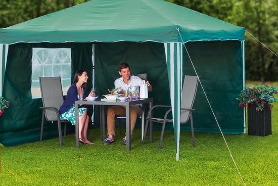 LIDL aluminum folding gazebo tent with screen