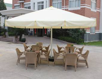 5m Big Square Large Outdoor Umbrella, Giant Umbrella, Outdoor Large Sun Umbrella