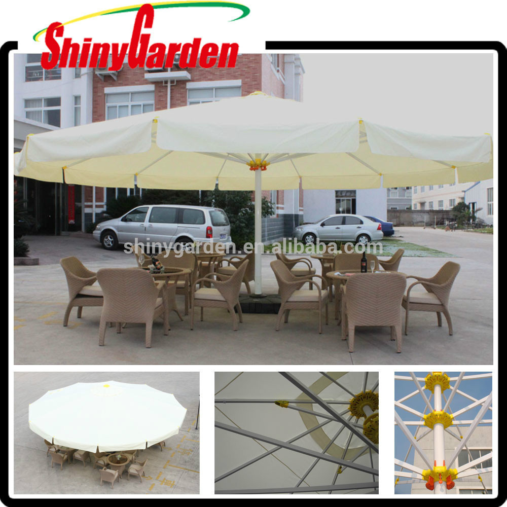 5m Big Square Large Outdoor Umbrella, Giant Umbrella, Outdoor Large Sun Umbrella