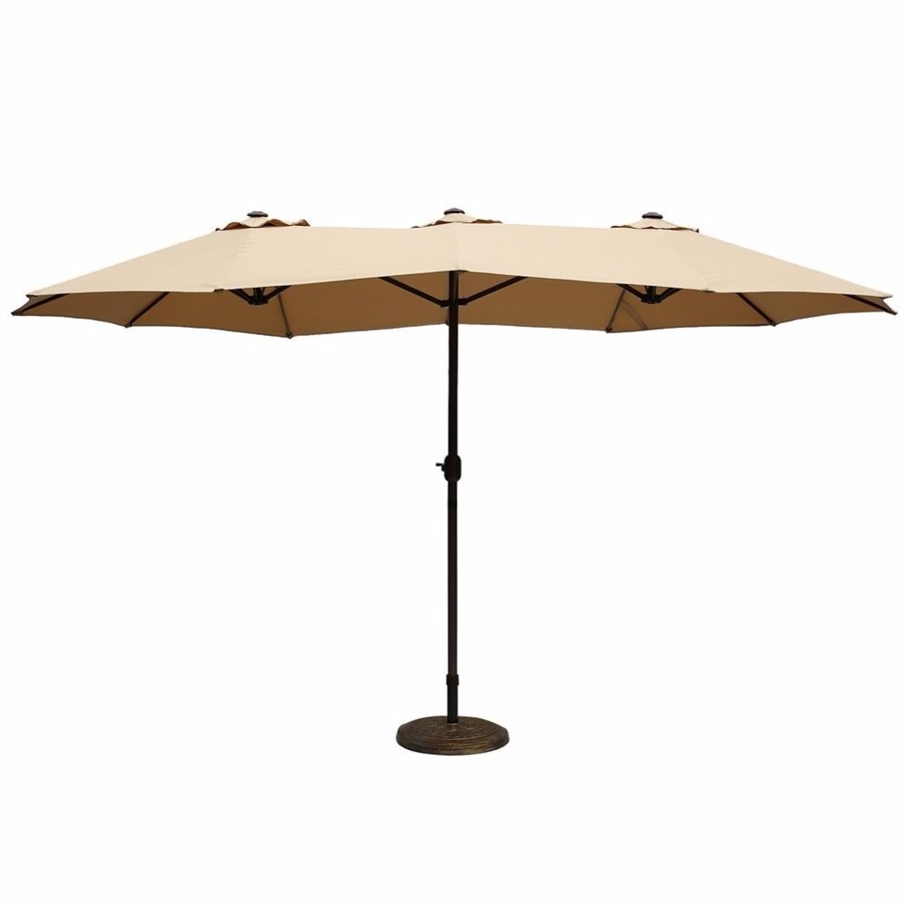 double sides umbrella parasol,double-sided umbrella,outdoor garden market patio umbrella