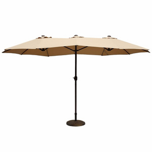 double sides umbrella parasol,double-sided umbrella,outdoor garden market patio umbrella