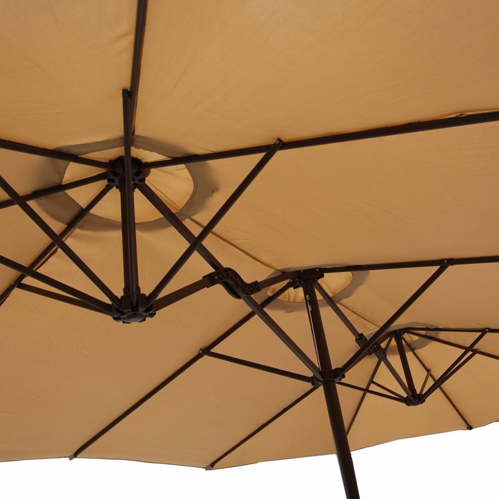 double sides umbrella parasol,double-sided umbrella,outdoor garden market patio umbrella