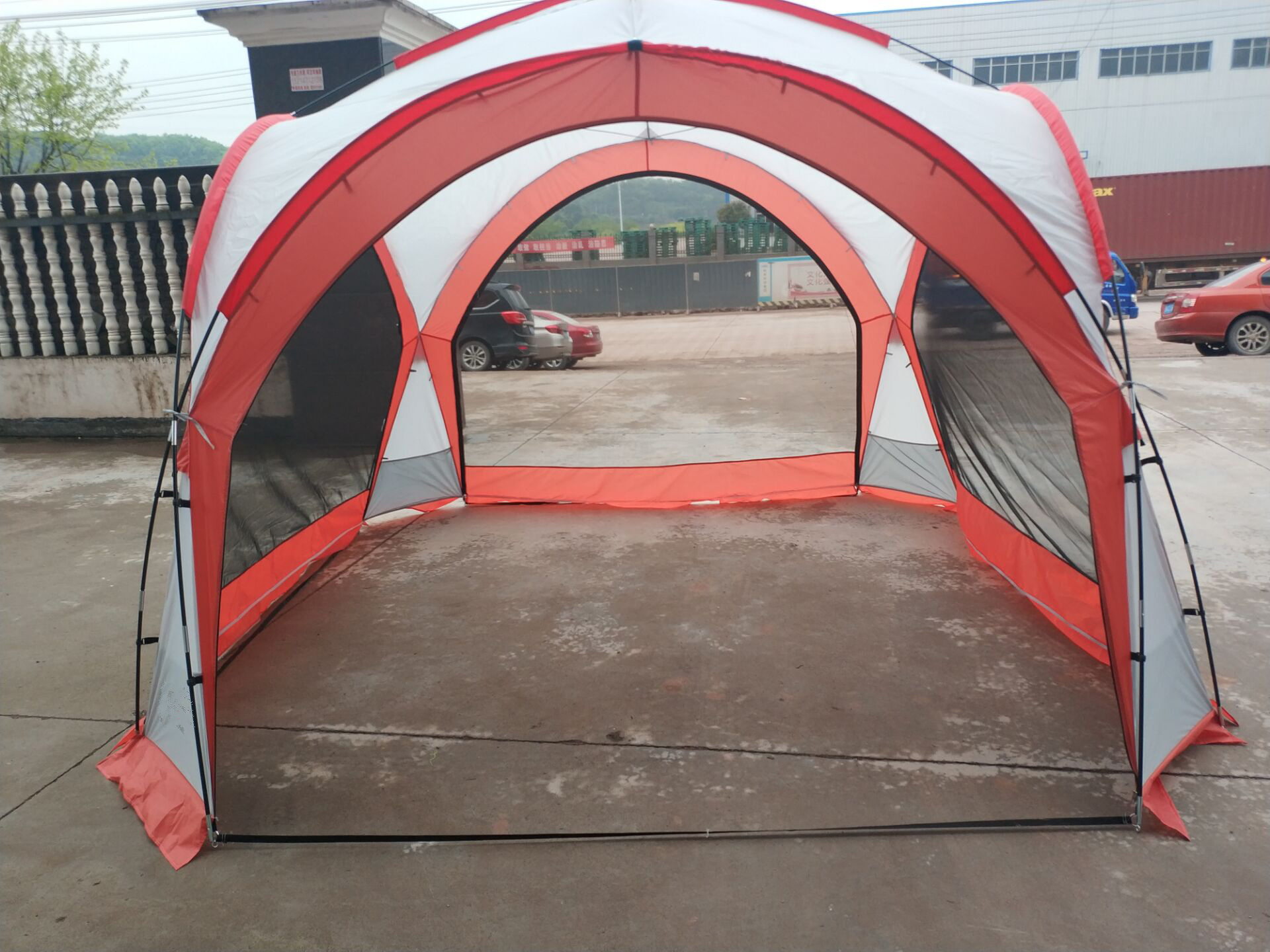 Big mosquito net shelter event dome tent