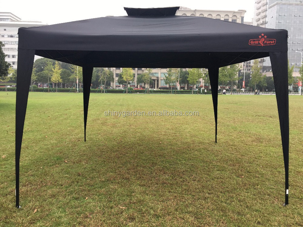 Double Roof Pop Up Barbecue BBQ Grill Party Tent Folding Gazebo Beach Canopy