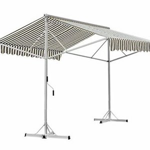 Double Sided Folding Retractable Double Sided Gazebo Awning with Stand