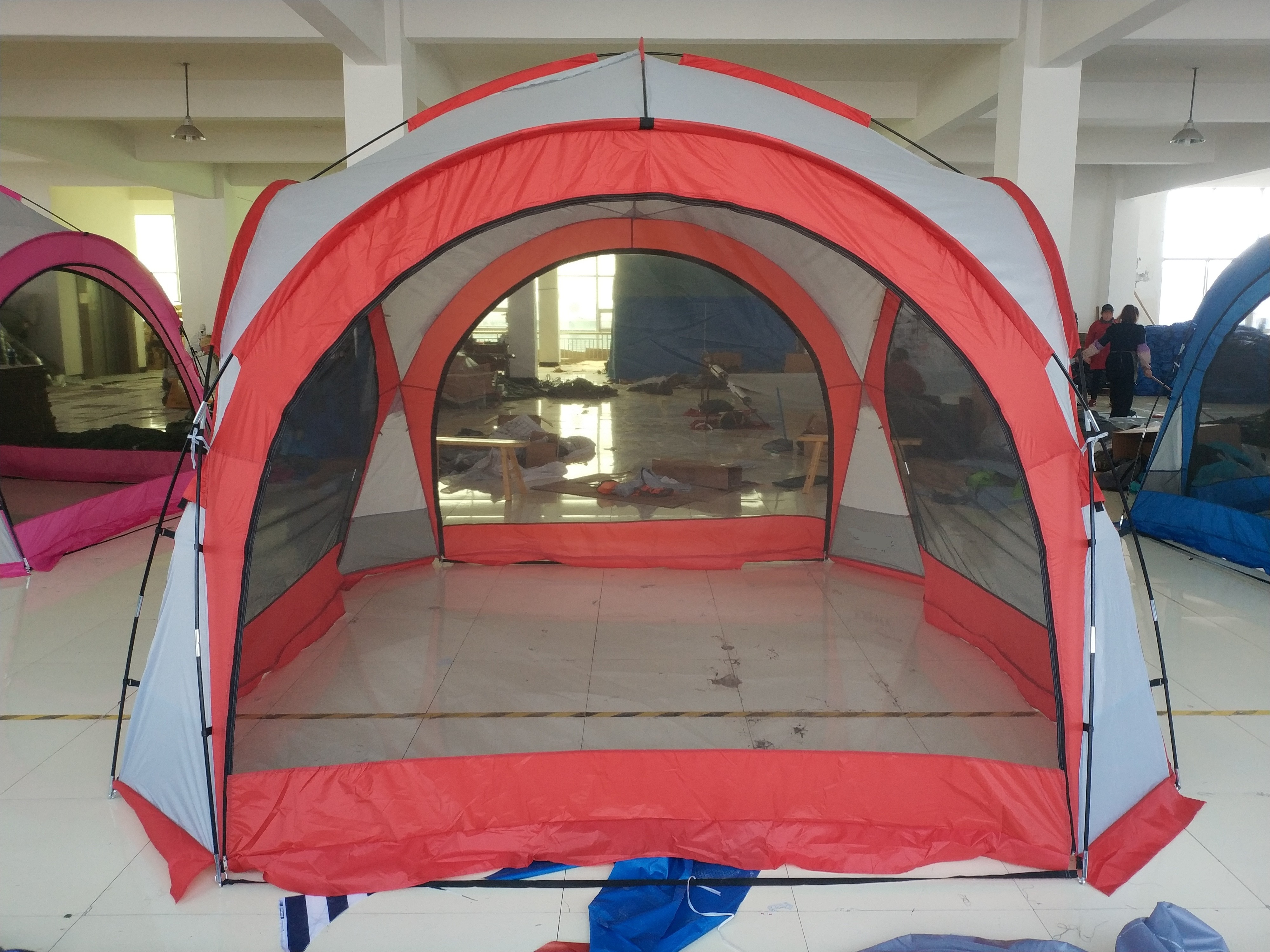 Big mosquito net shelter event dome tent