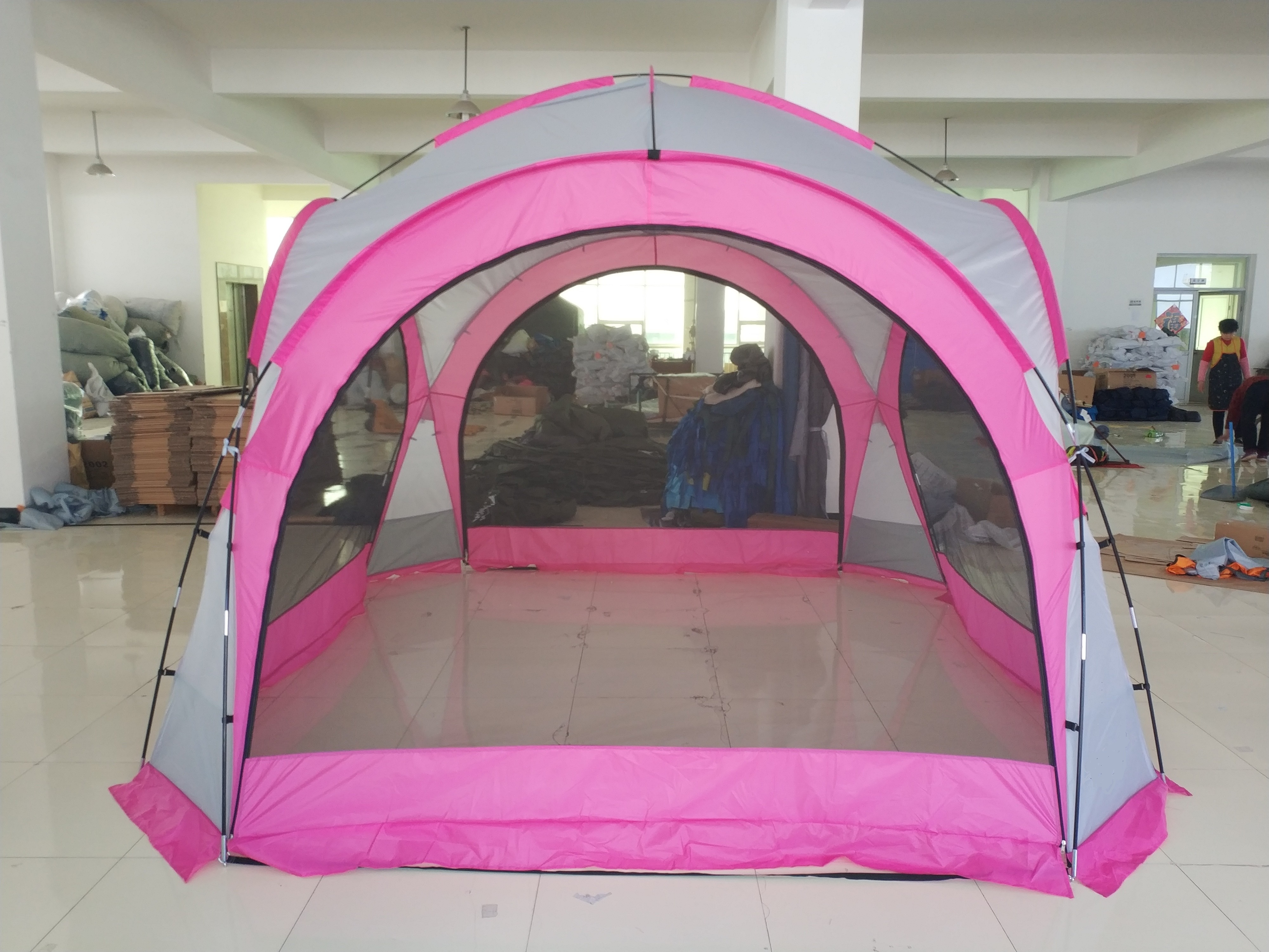 Big mosquito net shelter event dome tent