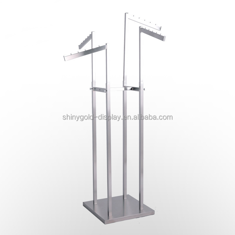 Dresses Rack Creative Blade Arm Art Rack Free Standing Hanging Clothing Display Unit 4 way rack