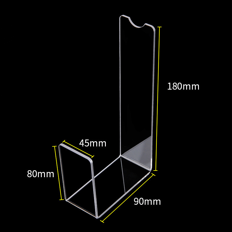 Wholesales Customized Clear Shoes Rack Transparent Plexiglass Acrylic Shoes Display Stand