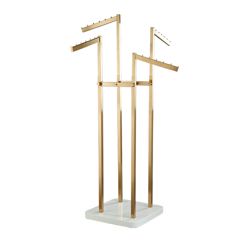 Dresses Rack Creative Blade Arm Art Rack Free Standing Hanging Clothing Display Unit 4 way rack