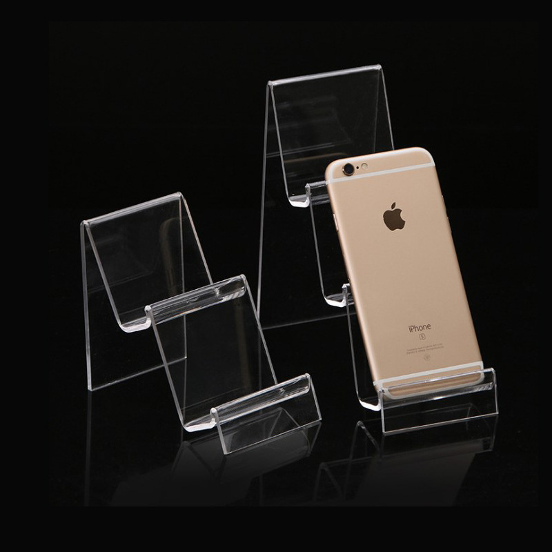 Clear Acrylic Wallet Display Stand 3 Layers Transparent Acrylic Purse Stand Holder Perspex Purse Display Holder Rack