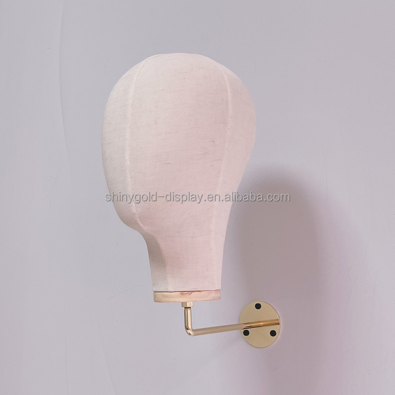 Wholesale Human Size Mannequin Head Hat Display Holder White Mannequin Head with Wall Mount for Wig Display