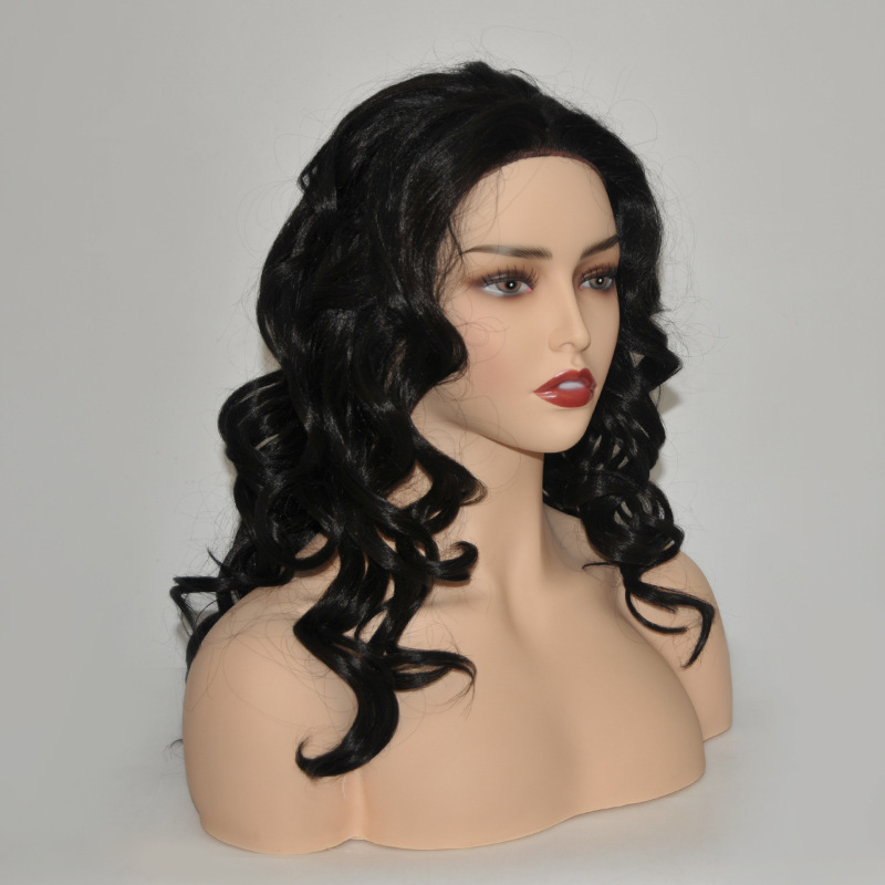 Wig Head Mannequin Wall Display Mannequin Head For Wigs With Makeup Mannequin Head With Shoulders For Wig