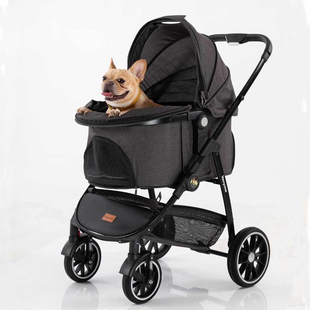 Luxury Pet Stroller Travel 3 Wheel Small Dogs Premium Light Weight Cat Pet Stroller