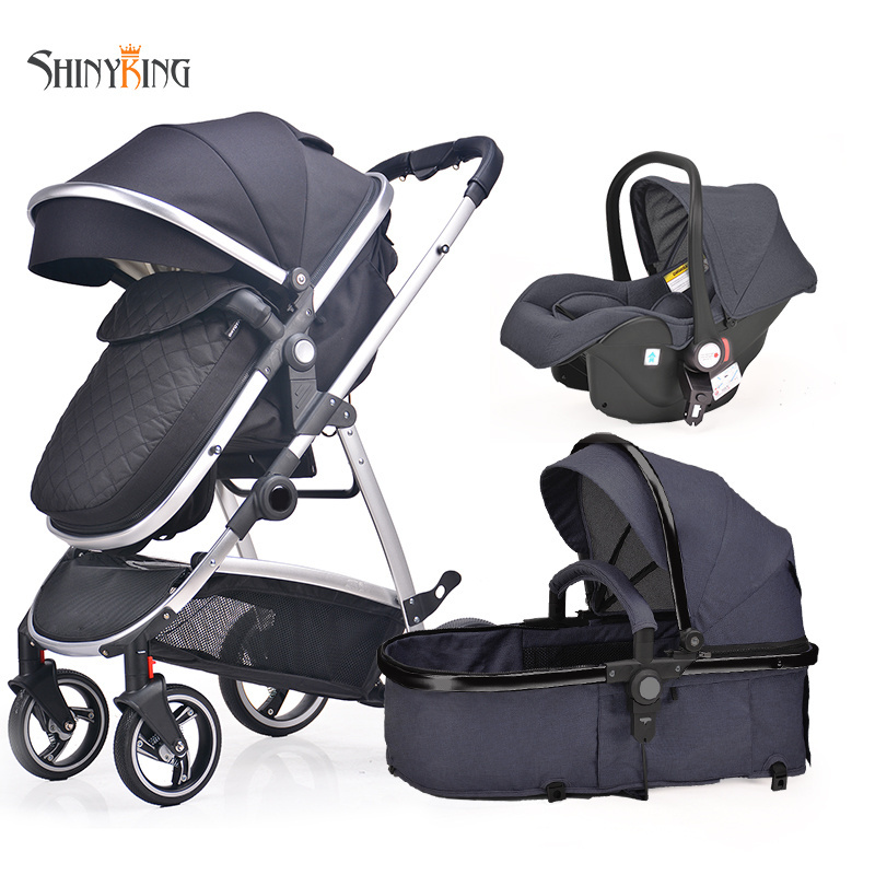 Best Selling New Luxury Baby Pram Bebek Arabasi  Portable Foldable Carriage Baby Pushchair 3 In 1 Baby Stroller