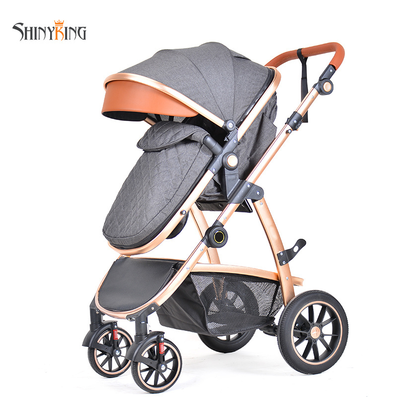 3 in 1 Baby Stroller Pram With Bassinet And Swing Cradle For New Bebe Travel System Baby Carriage baby pram