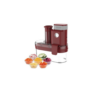 Multi-functional Kitchen stainless steel fruit vegetable  blades dicer adjustable Electrical Mandolin Slicer for Cubes