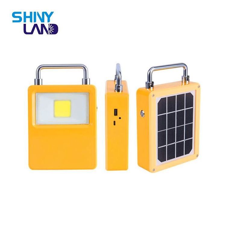 6000mAh Power Bank USB Portable Solar Lamp LED 18650 Battery Light for Camp