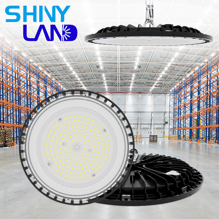 Waterproof 100W 150W 200W 300W Ip65 Factory Gym Warehouse Lighting Ultra-Thin Dob Ufo Led High Bay Light