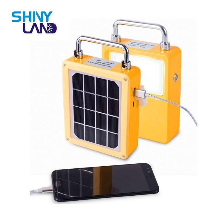 6000mAh Power Bank USB Portable Solar Lamp LED 18650 Battery Light for Camp