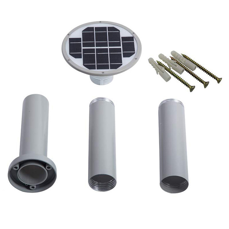 5W Landscape Bollard Light Outdoor Courtyard Decoration  Ip65 Waterproof Led Solar Garden Lights For Lawn Patio Yard Walkway