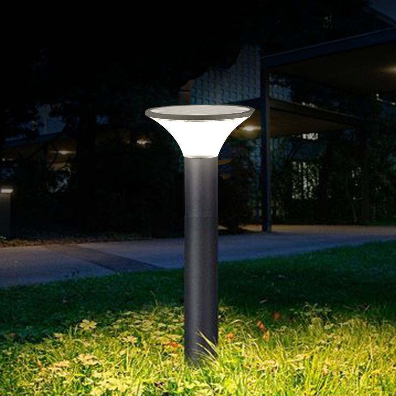 5W Landscape Bollard Light Outdoor Courtyard Decoration  Ip65 Waterproof Led Solar Garden Lights For Lawn Patio Yard Walkway