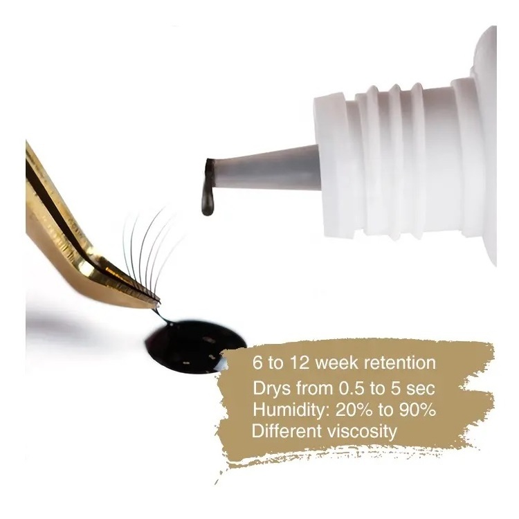 SHINYLASH 1-2 Second Fast Drying Eyelash Extension Adhesive Professional Waterproof  5ml Glue for lash Extension Wholesale