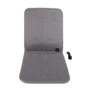 Home Office Car Electric Massage Chair Pad Heating Vibrating Back Massager Chair Cushion Lumbar Pain Relief With Remote Controls