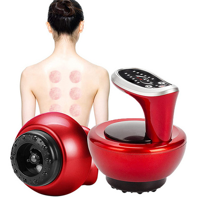 Electric Cupping Gua Sha Massage Scraping Rechargeable Therapy Massage Set Adjustable Electric Cupping Machine