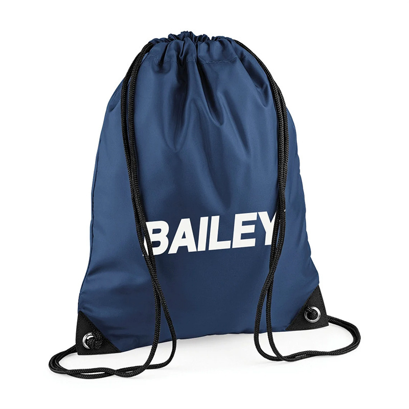 Wholesale Customized Polyester Canvas Drawstring Backpack for Sports Travel Backpack Draw String Bags