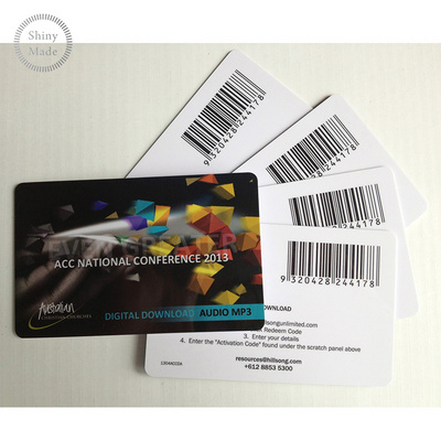 Plastic barcode customized printed loyalty gift pvc card