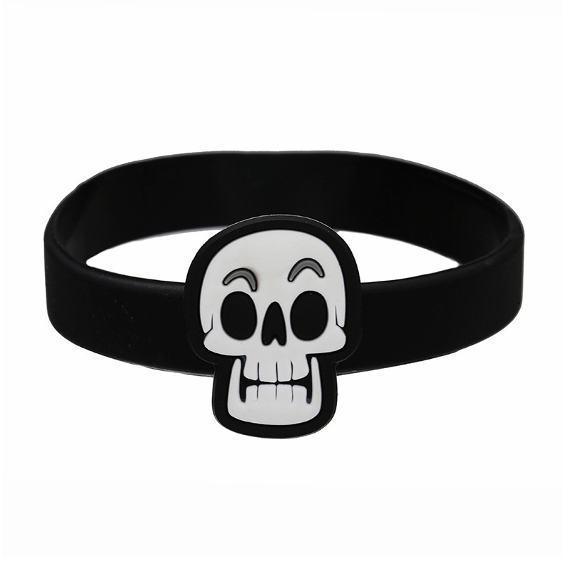 The Nightmare Before Christmas Custom Silicone Bracelet Anime Sports Bracelet Halloween Movie Rubber Bracelets Bangles Wristband