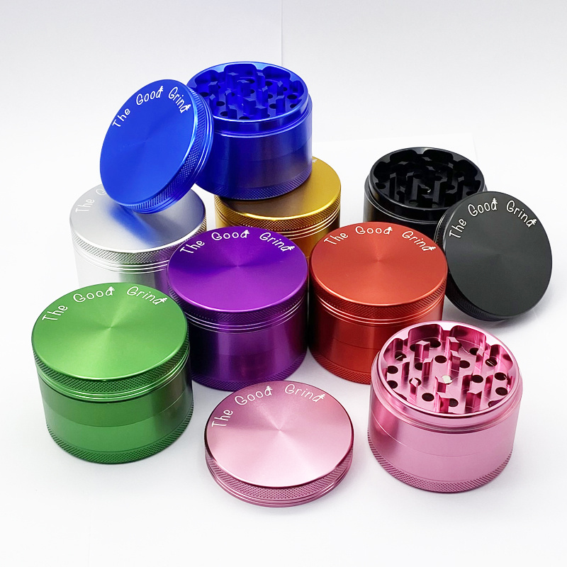 Pink Grinder Smoking Crusher Herb Grinder Smoking Accessory Portable Custom Logo Engraved Herb Grinder Herbal