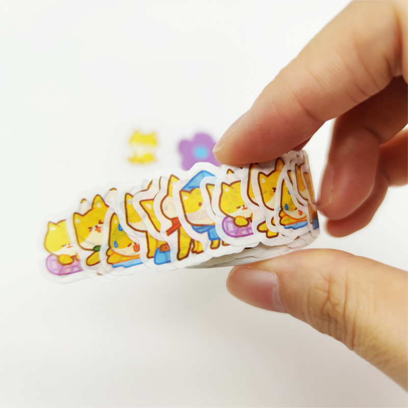 High Quality Custom Printed Washi Tape Sticker Self Adhesive Decoration Cartoon Washi Tape