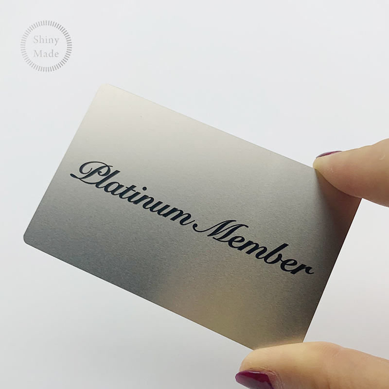 metal business card Free design customized  stainless steel metal  visiting card  for souvenir