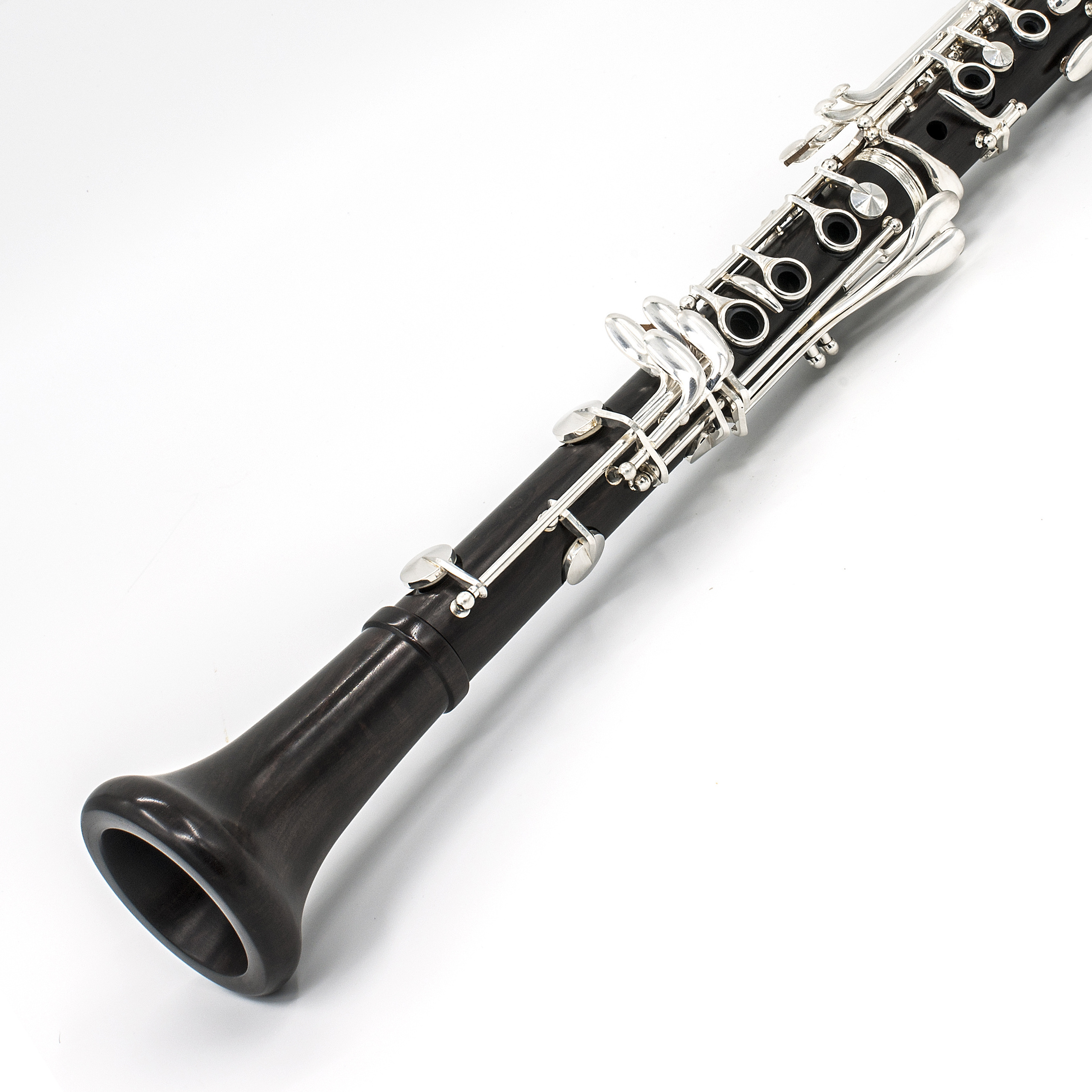 hight quality 17 Keys Professional Silver Plated black Bb Ebony clarinet