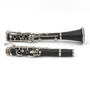 Chinese manufacture production Silver Plated Bb tone Contrabass metal Clarinet