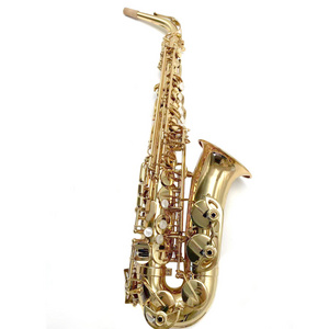 Yellow brass body and key saxophone alto 54 model gold lacquer alto saxophone