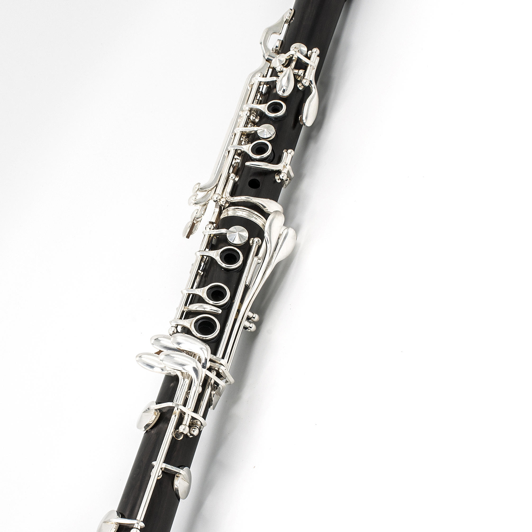 hight quality 17 Keys Professional Silver Plated black Bb Ebony clarinet