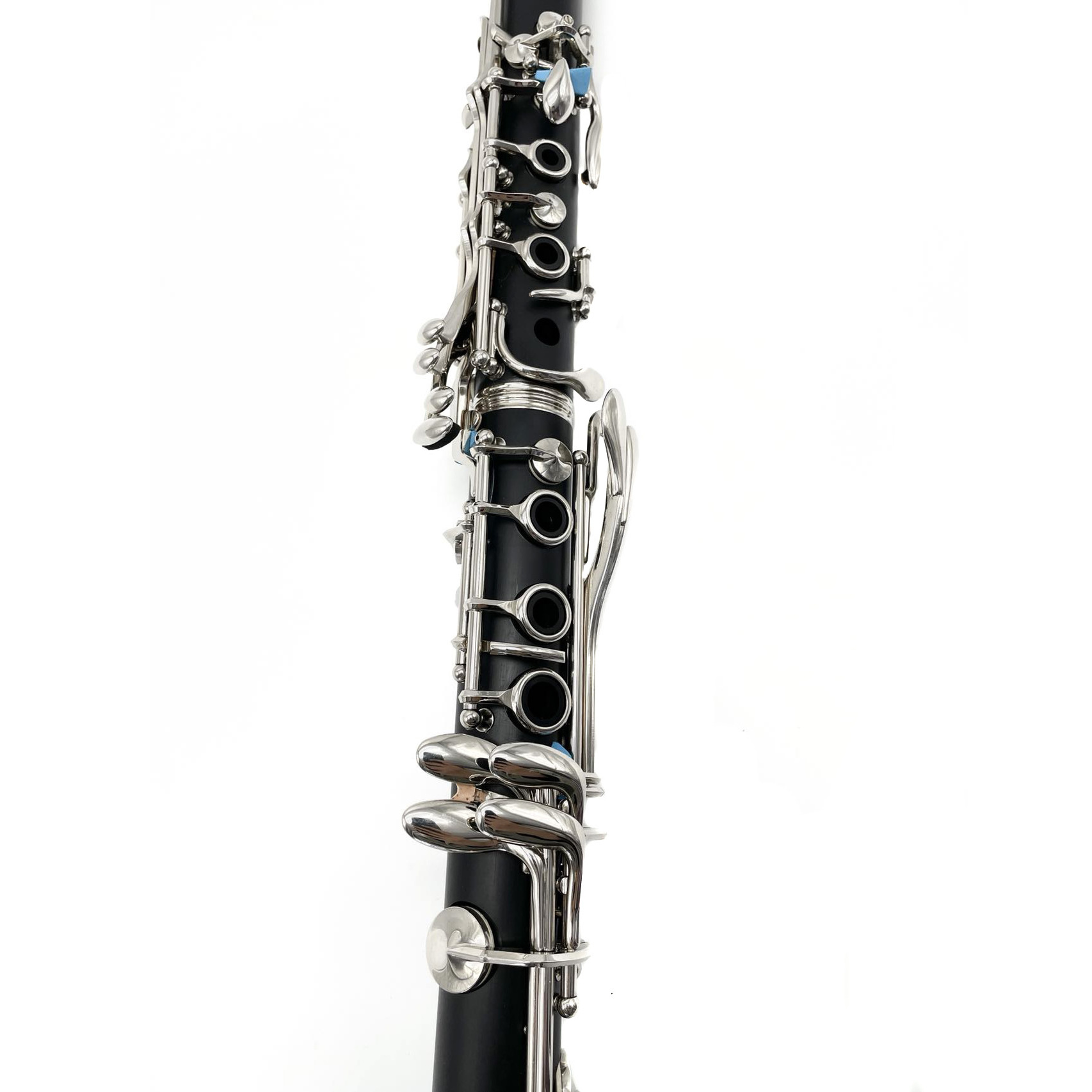 Chinese manufacture production Silver Plated Bb tone Contrabass metal Clarinet