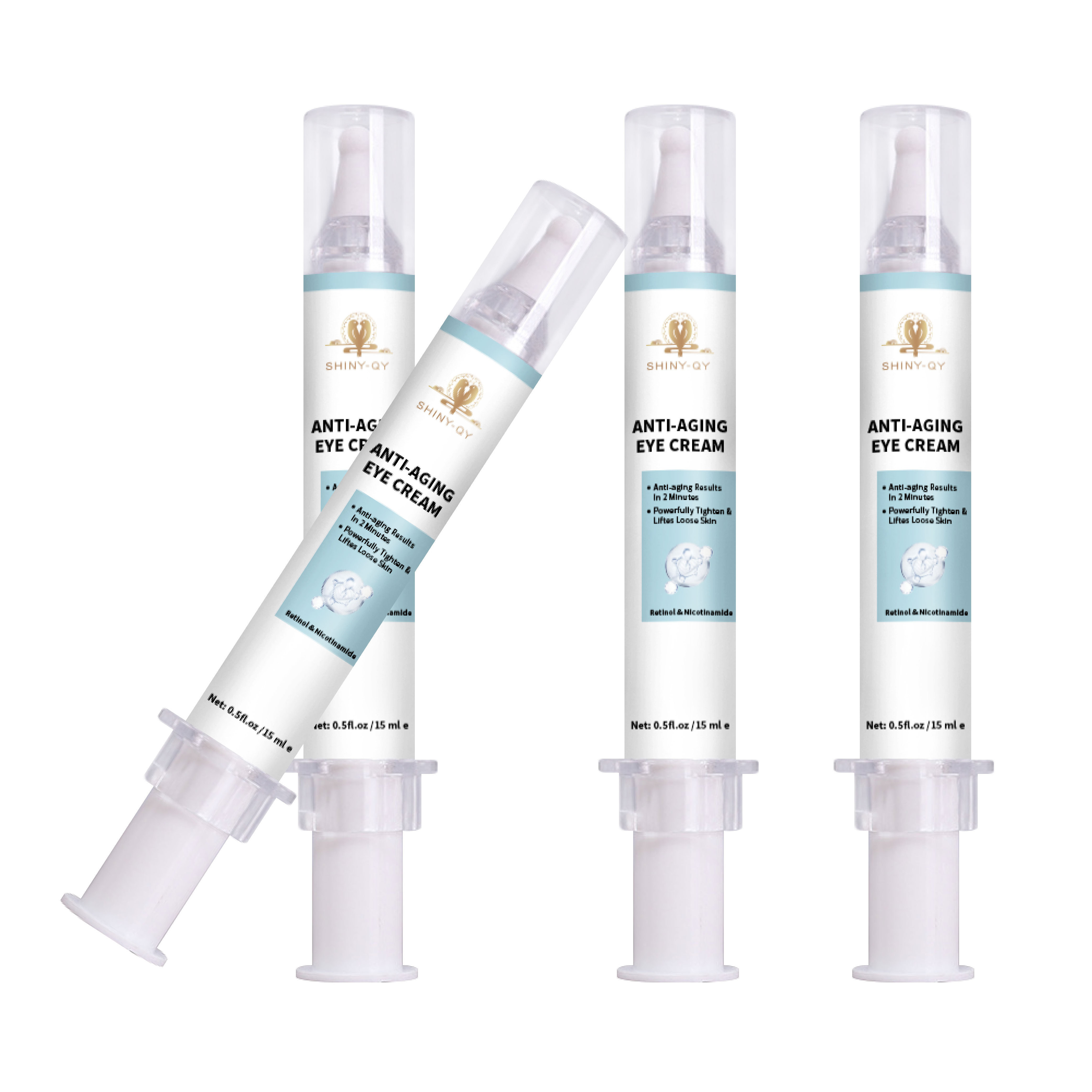 Private Labels Eye Bags Depuffs Tightening Repair Instant Firming Anti Wrinkle Multi Peptide Under Eye Cream