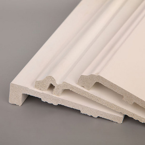 Modern White PS Skirting Baseboard Polystyrene Flooring Molding